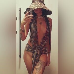 Adidas × Ivy Park, Ivy Paradise sequin one piece swimsuit - Size XL